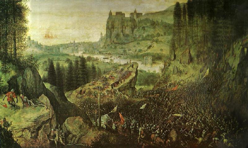 Pieter Bruegel sauls sjalvmord France oil painting art